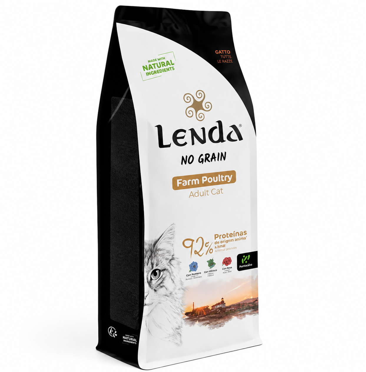 Lenda Adult Cat Farm Poultry (No Grain) 7 kg