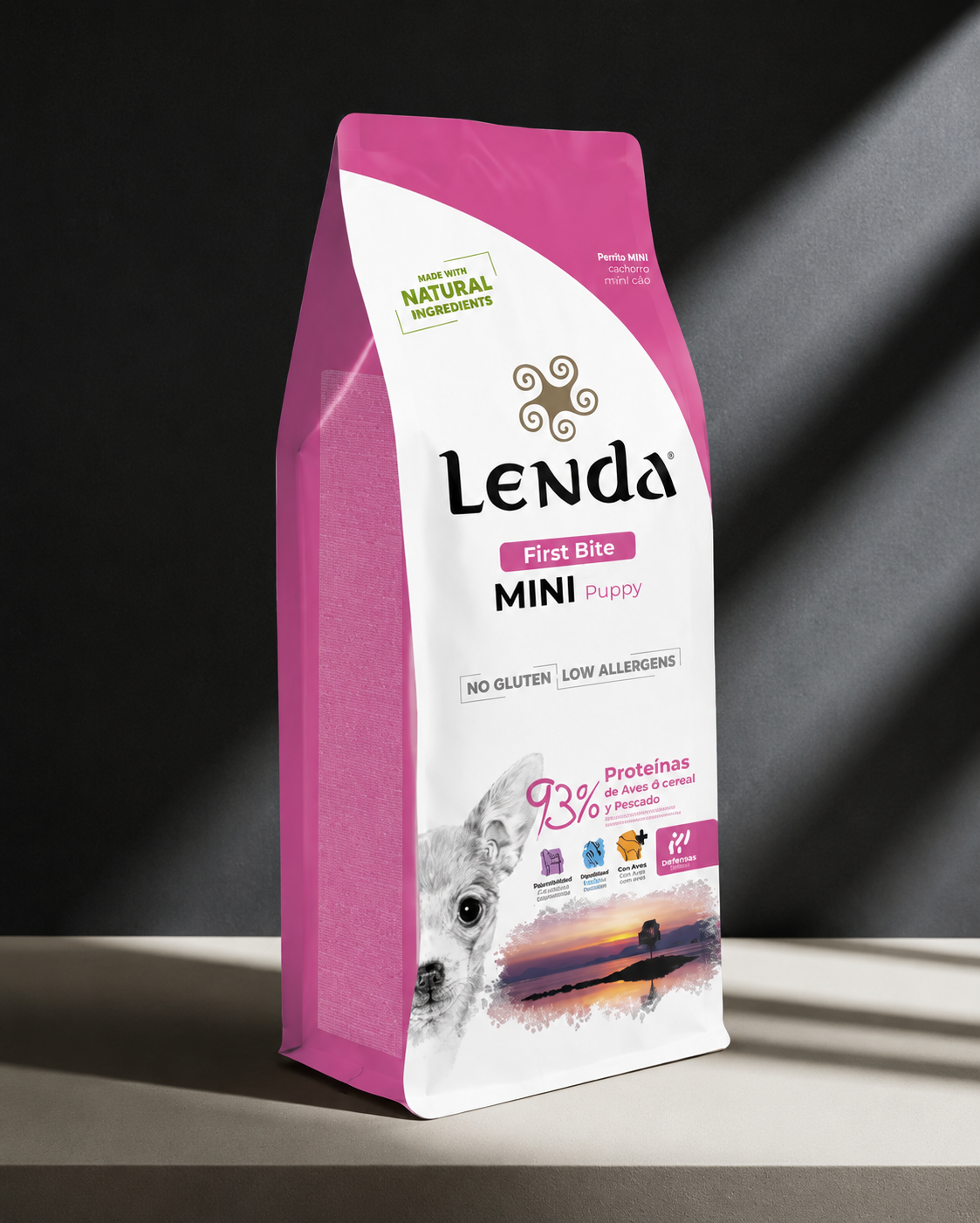 Lenda Mini Puppy 'First Bite' (No Gluten, Low Allergens) 2 kg