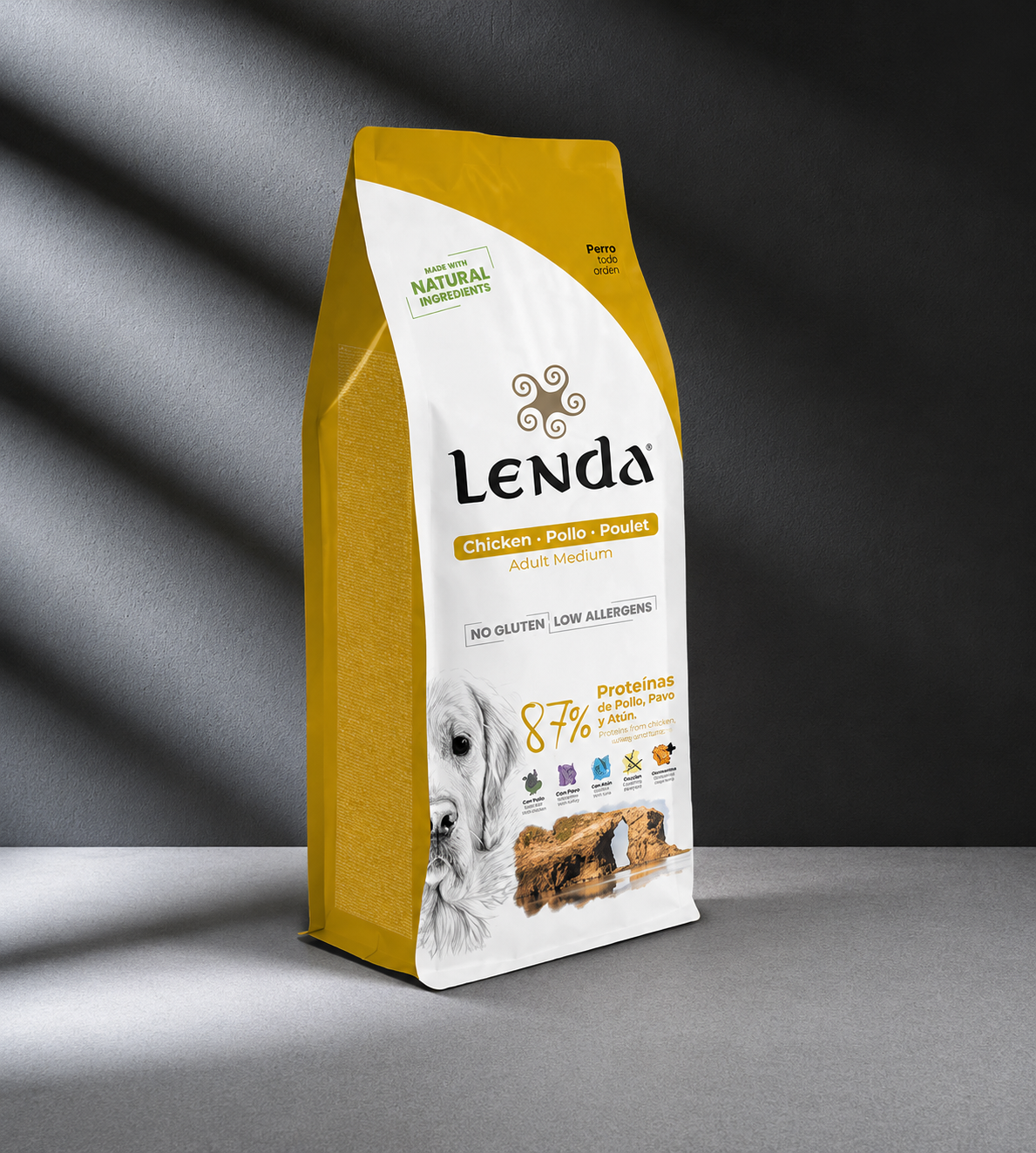 Lenda Adult Medium Dog Chicken (No Gluten, Low Allergens) 6 kg