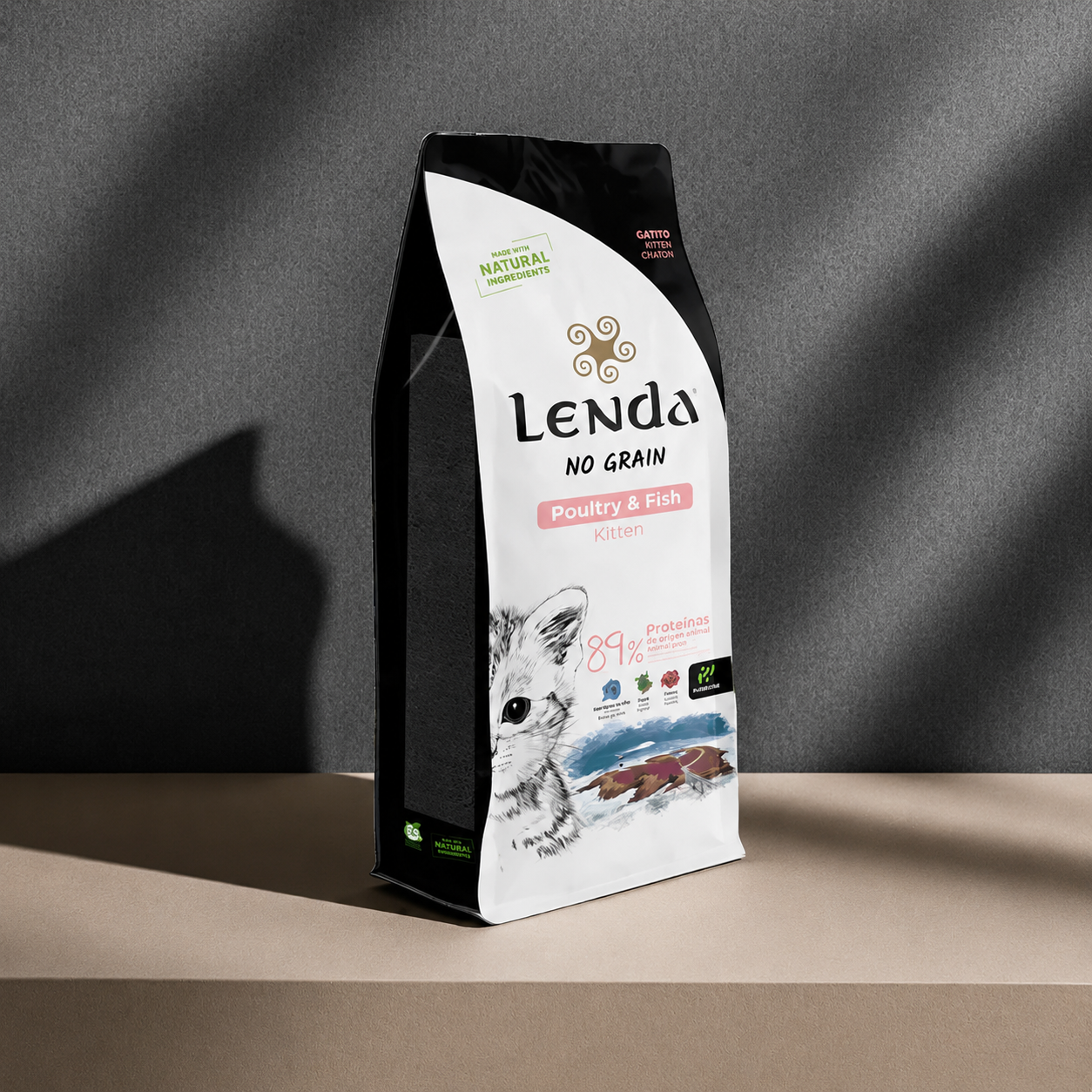 Lenda Kitten Poultry & Fish 2 kg (No Grain)